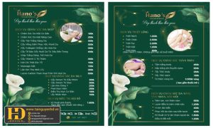 Menu Spa Ha No