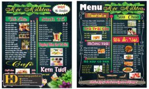 Menu Trà Sữa Mộc Milktea