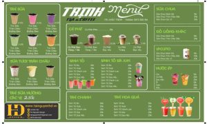 Menu Trinh Coffee