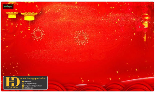Nền Đỏ - Background Tết (2)