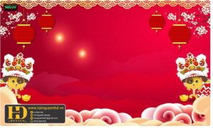 Nền Đỏ - Background Tết (6)