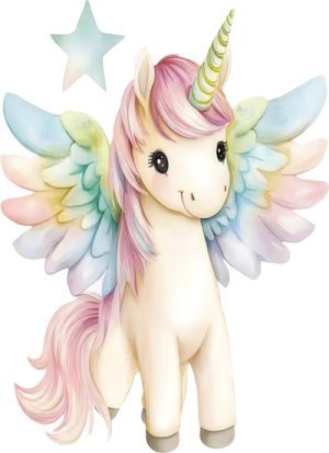 Ngựa 1 sừng PNG (7)