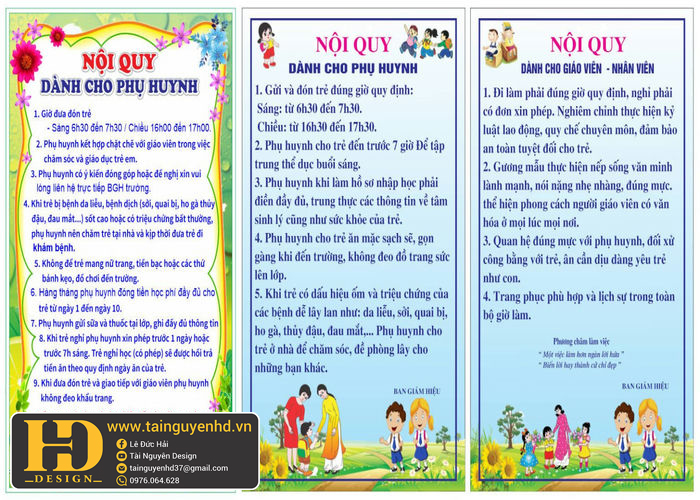 Nội Quy Phụ Huynh