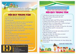 Nội Quy Trung Tâm Anh Ngữ (1)