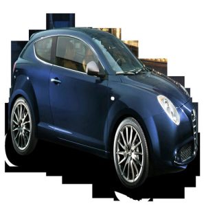 PNGPIX-COM-Blue-Alfa-Romeo-Mito-Car-PNG-Image