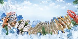 Phông Nền, Biển Quảng Cáo Hải Sản (1)