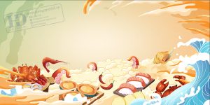 Phông Nền, Biển Quảng Cáo Hải Sản (18)