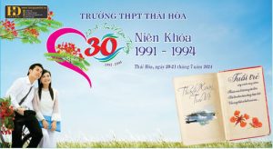 Phông Nền Họp Lớp 30 Năm Thái Hòa 1