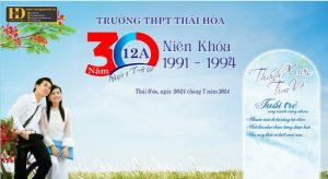Phông Nền Họp Lớp 30 Năm Thái Hòa