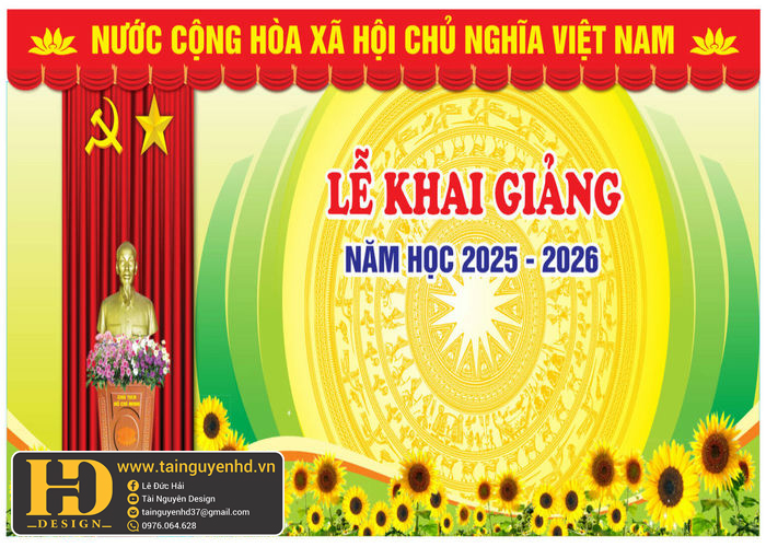 Phông Nền Khai Giảng - Ngày Hội Đến Trường Của Bé (1)