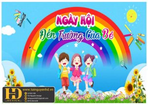 Phông Nền Khai Giảng - Ngày Hội Đến Trường Của Bé (10)