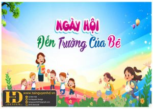 Phông Nền Khai Giảng - Ngày Hội Đến Trường Của Bé (11)