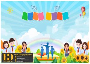 Phông Nền Khai Giảng - Ngày Hội Đến Trường Của Bé (15)