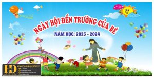 Phông Nền Khai Giảng - Ngày Hội Đến Trường Của Bé (24)
