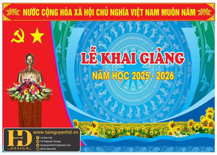Phông Nền Khai Giảng - Ngày Hội Đến Trường Của Bé (3)