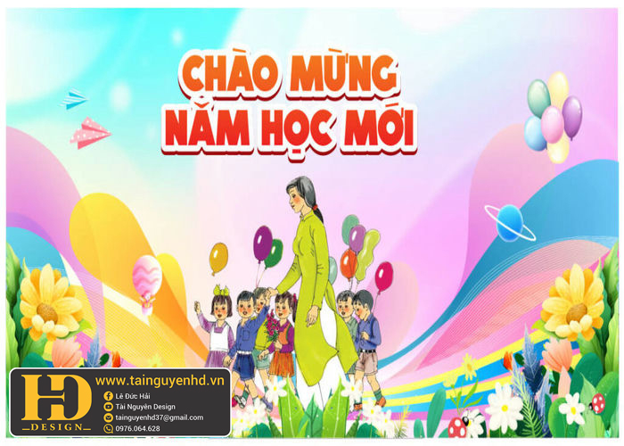 Phông Nền Khai Giảng - Ngày Hội Đến Trường Của Bé (5)
