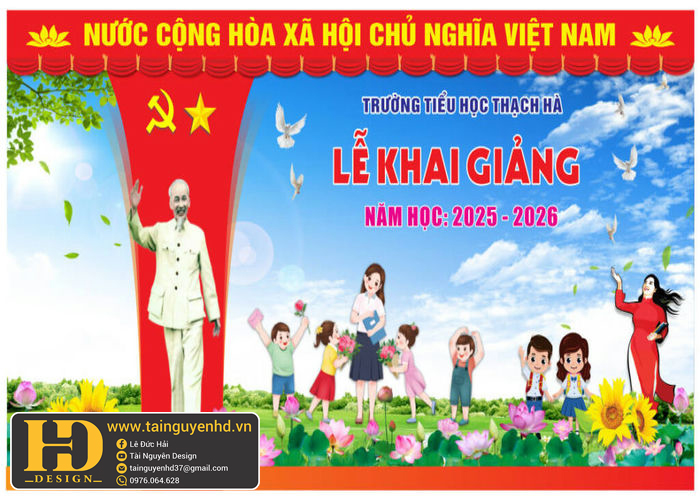Phông Nền Khai Giảng - Ngày Hội Đến Trường Của Bé (6)