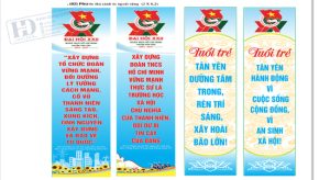 Phướn Đứng, Standee Đại Hội Đoàn 1