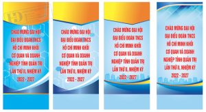 Phướn Đứng, Standee Đại Hội Đoàn