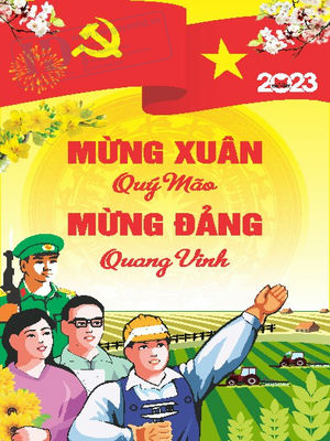 Poster, Pano Đứng Mừng Đảng Mừng Xuân 3-2 (2)