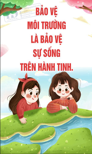 Poster - Phướn Treo Ngày Trái Đất, Môi Trường (15)