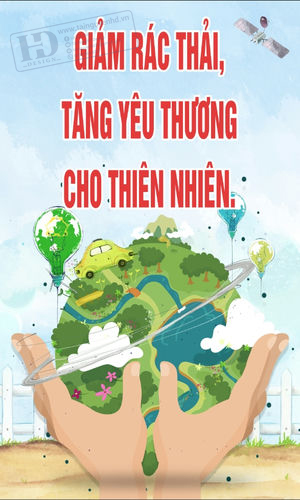 Poster - Phướn Treo Ngày Trái Đất, Môi Trường (16)