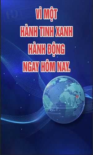 Poster - Phướn Treo Ngày Trái Đất, Môi Trường (18)