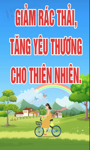 Poster - Phướn Treo Ngày Trái Đất, Môi Trường (19)
