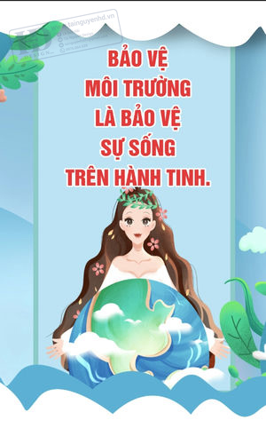 Poster - Phướn Treo Ngày Trái Đất, Môi Trường (20)