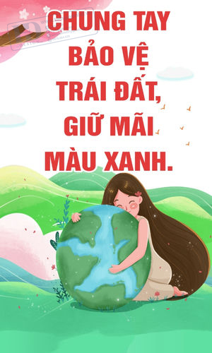 Poster - Phướn Treo Ngày Trái Đất, Môi Trường (21)