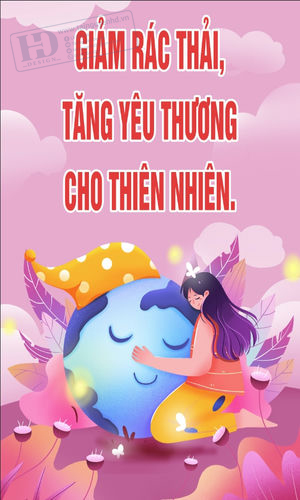 Poster - Phướn Treo Ngày Trái Đất, Môi Trường (25)