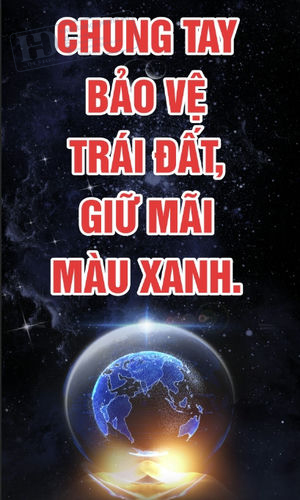 Poster - Phướn Treo Ngày Trái Đất, Môi Trường (26)