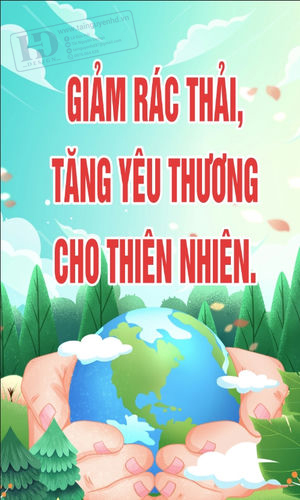 Poster - Phướn Treo Ngày Trái Đất, Môi Trường (30)