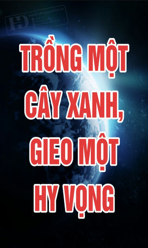 Poster - Phướn Treo Ngày Trái Đất, Môi Trường (8)