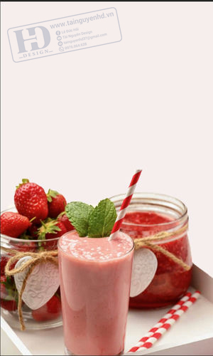 Poster Trà Sữa - Sinh Tố - Nước Ép Trái Cây (1)