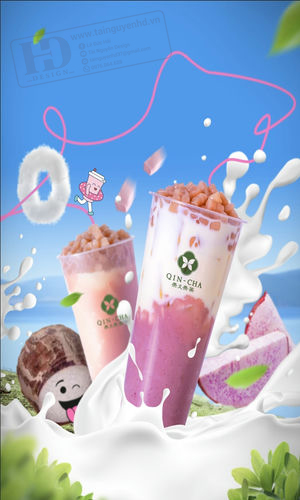 Poster Trà Sữa - Sinh Tố - Nước Ép Trái Cây (10)