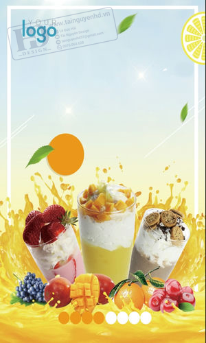 Poster Trà Sữa - Sinh Tố - Nước Ép Trái Cây (26)