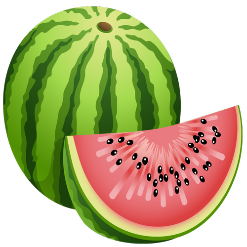 Quả Dưa Hấu - watermelon PNG (2)