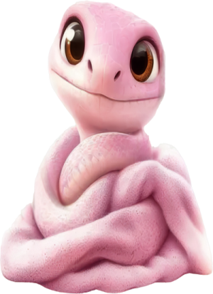 Rắn Hồng PNG (3)