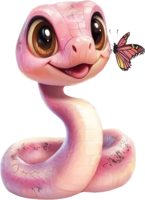 Rắn Hồng PNG (4)