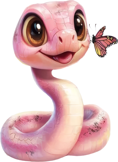 Rắn Hồng PNG (4)