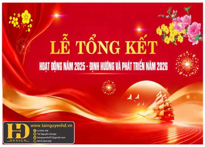 Tổng Kết Cuối Năm - Phông Nền Tết (5)