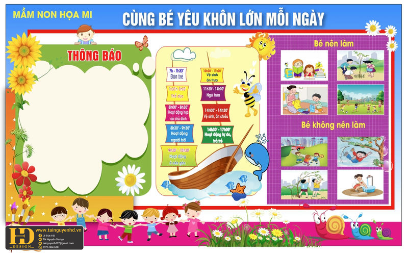 Trang Trí Góc Mầm Non (1)