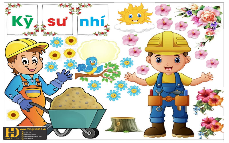 Trang Trí Góc Mầm Non (38)