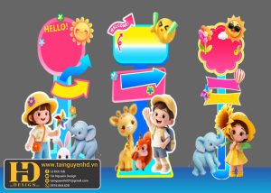 Trang Trí Khai Giảng, Tổng Kết Mầm Non (6)