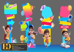 Trang Trí Khai Giảng, Tổng Kết Mầm Non (8)