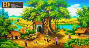 Tranh Đồng Quê - Tranh Sơn Dầu (11)