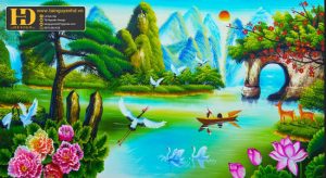 Tranh Đồng Quê - Tranh Sơn Dầu (12)