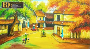 Tranh Đồng Quê - Tranh Sơn Dầu (13)