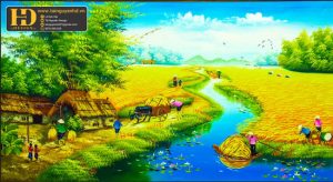 Tranh Đồng Quê - Tranh Sơn Dầu (15)